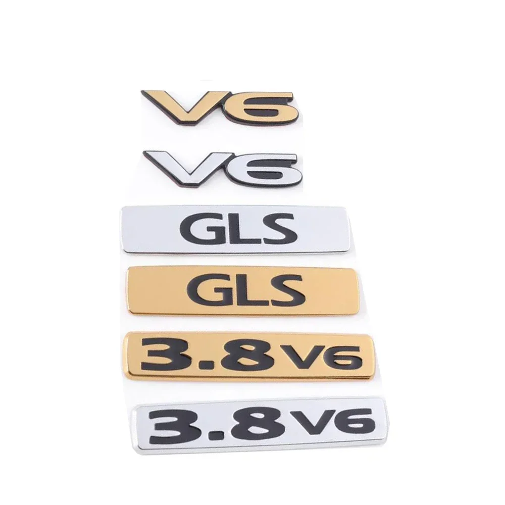 1 Piece Sticker 3D for Pajero Gls V90 Emblem for Montero V80 3.8 V6 Badge for Shogun V70 Tire Letters V60 Glx Gold or Silver