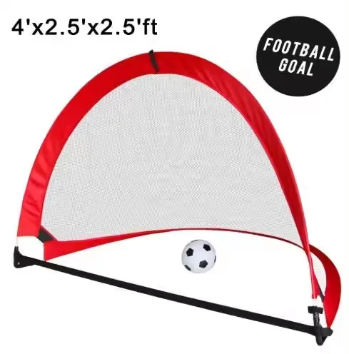 High quality Portable Outdoor Training Football Goal Quick Set-Up Practice Soccer Goal Net with Carry Bag