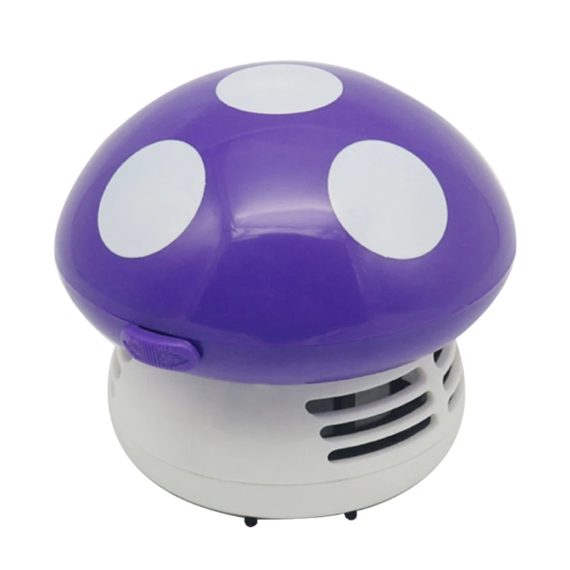 Mini Vacuum Cleaner 5 Colors Cute Mini Mushroom Corner Desk Table Dust Vacuum Cleaner For Car Home Computer Drop Shipping