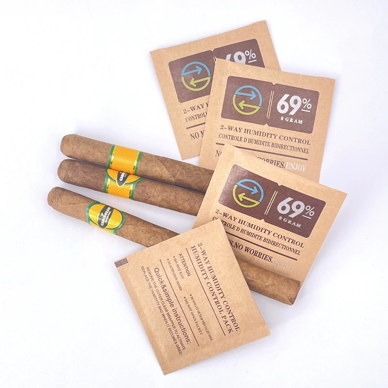 Size 8 grams 2 way humidity control packs RH 69% cigar care storing