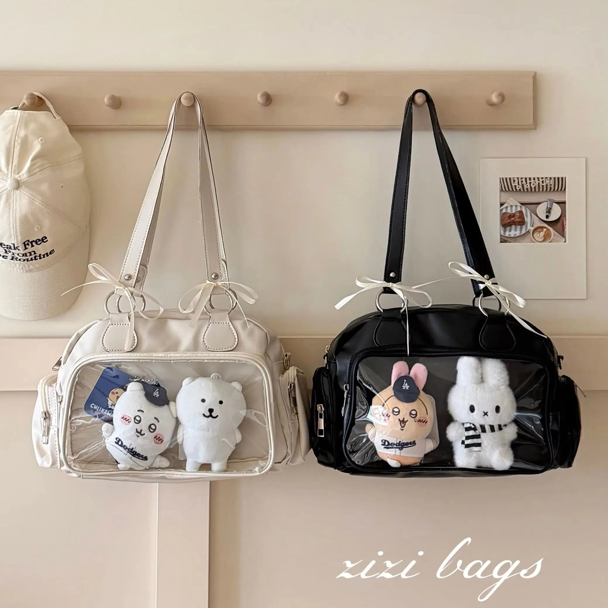 Cute Bar Ita Bag, 3-Color Versatile Bowling Bag, Portable Crossbody & Backpack, New Arrival - view 4