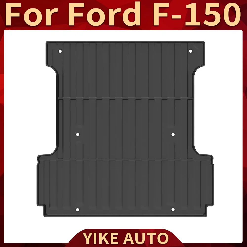 For Ford F-150 2009-2024 Auto Car Cargo Liner All-Weather TPE Non-slip Trunk Mats Waterproof Tray Trunk Carpet Accessory