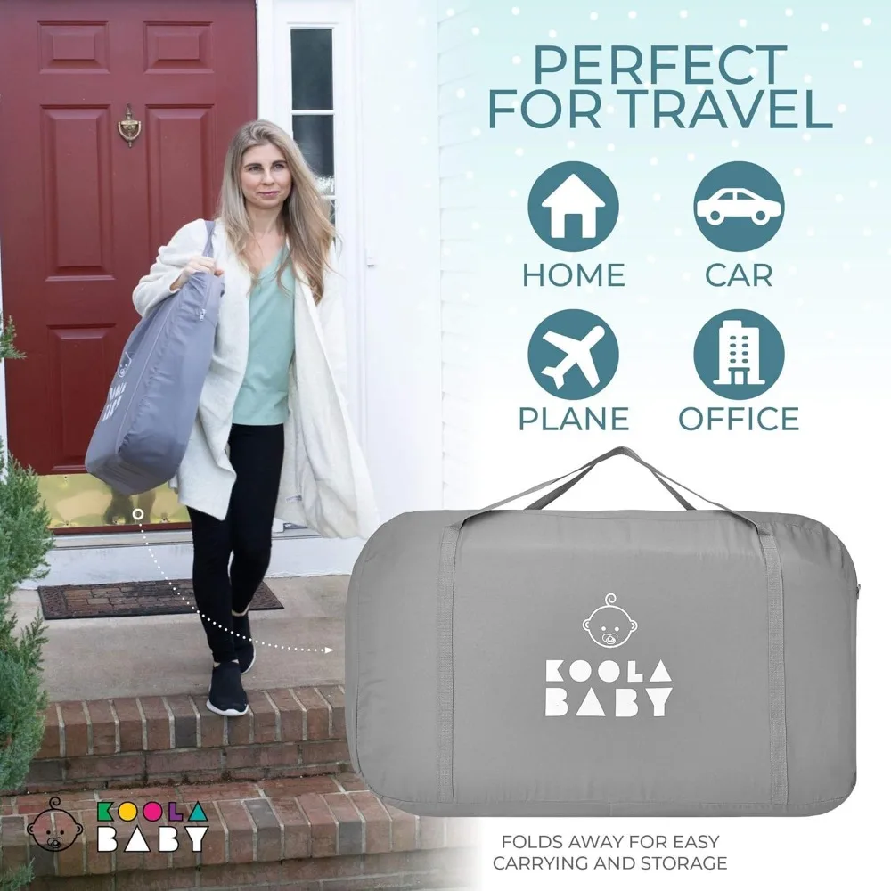 3 in 1 Baby Bassinet  Bedside Sleeper  Playpen Easy Folding Portable Crib