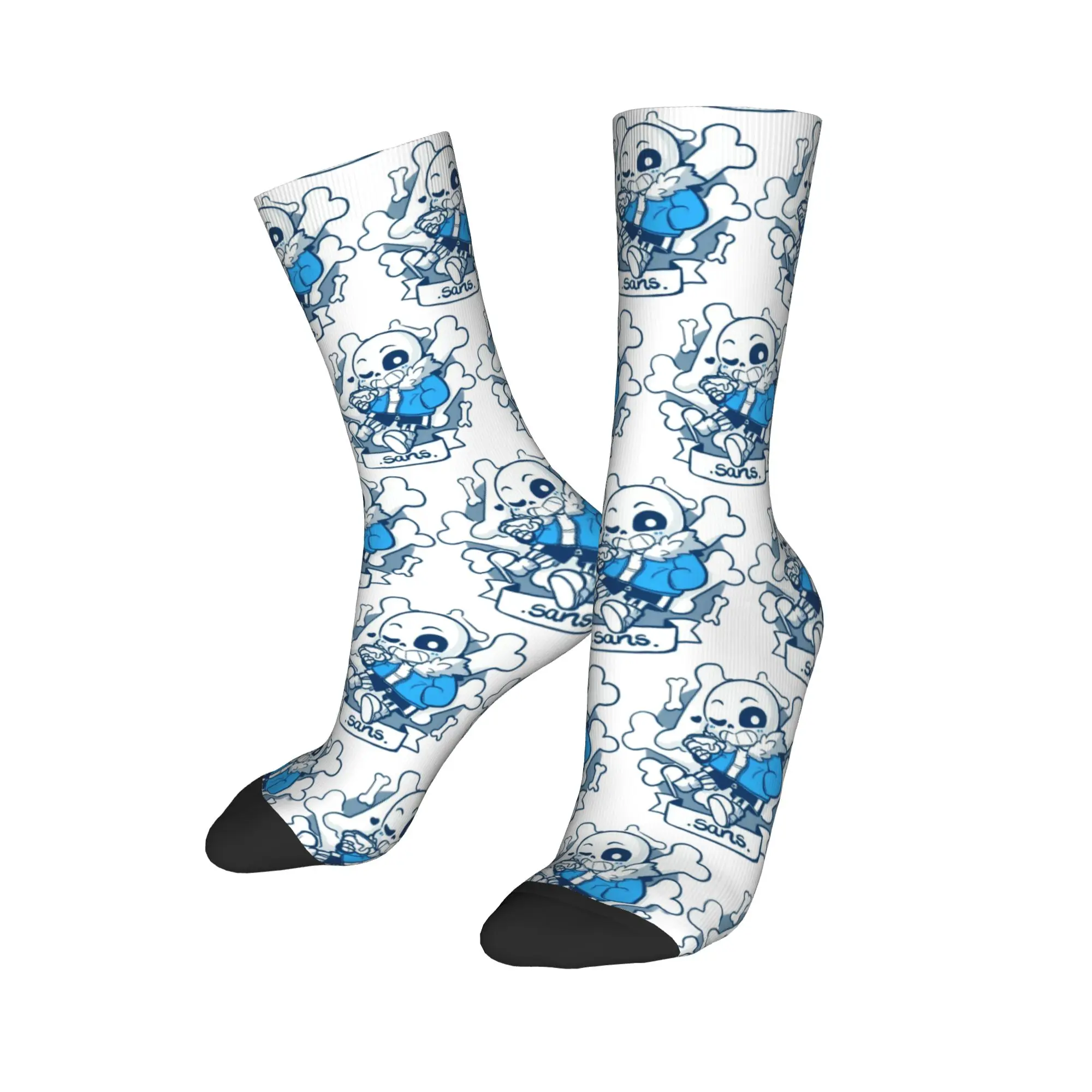 Happy Funny Mens Socks Casual Undertale Megalovania Sans Chibi Art  Video Game Sock Graphic Women Stockings Summer Autumn Winter