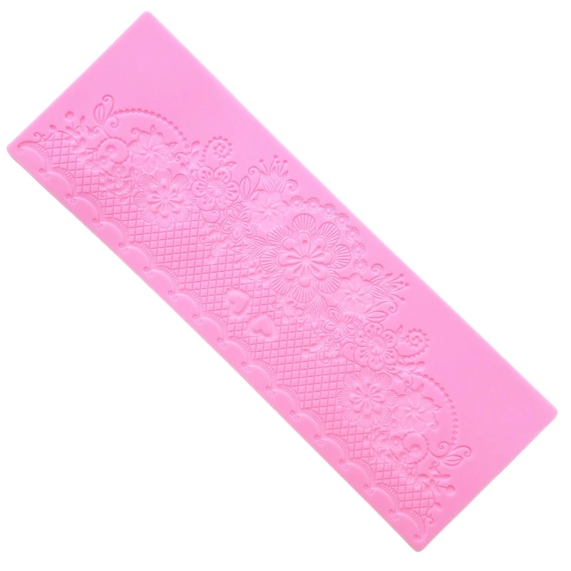GX307-17 Silicone Lace Pad Candle Aromatherapy Decoration Mold DIY Gypsum Resin Epoxy Craftwork Mould