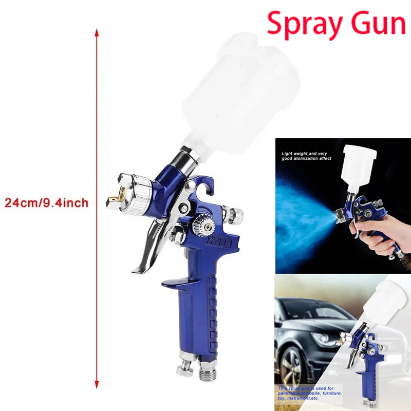  Professional Mini Pneumatic Spray Gun 0.8/1.0mm Nozzle 125ml-for Car Painting and Repair Furniture Painting Spray Gun In Stock 