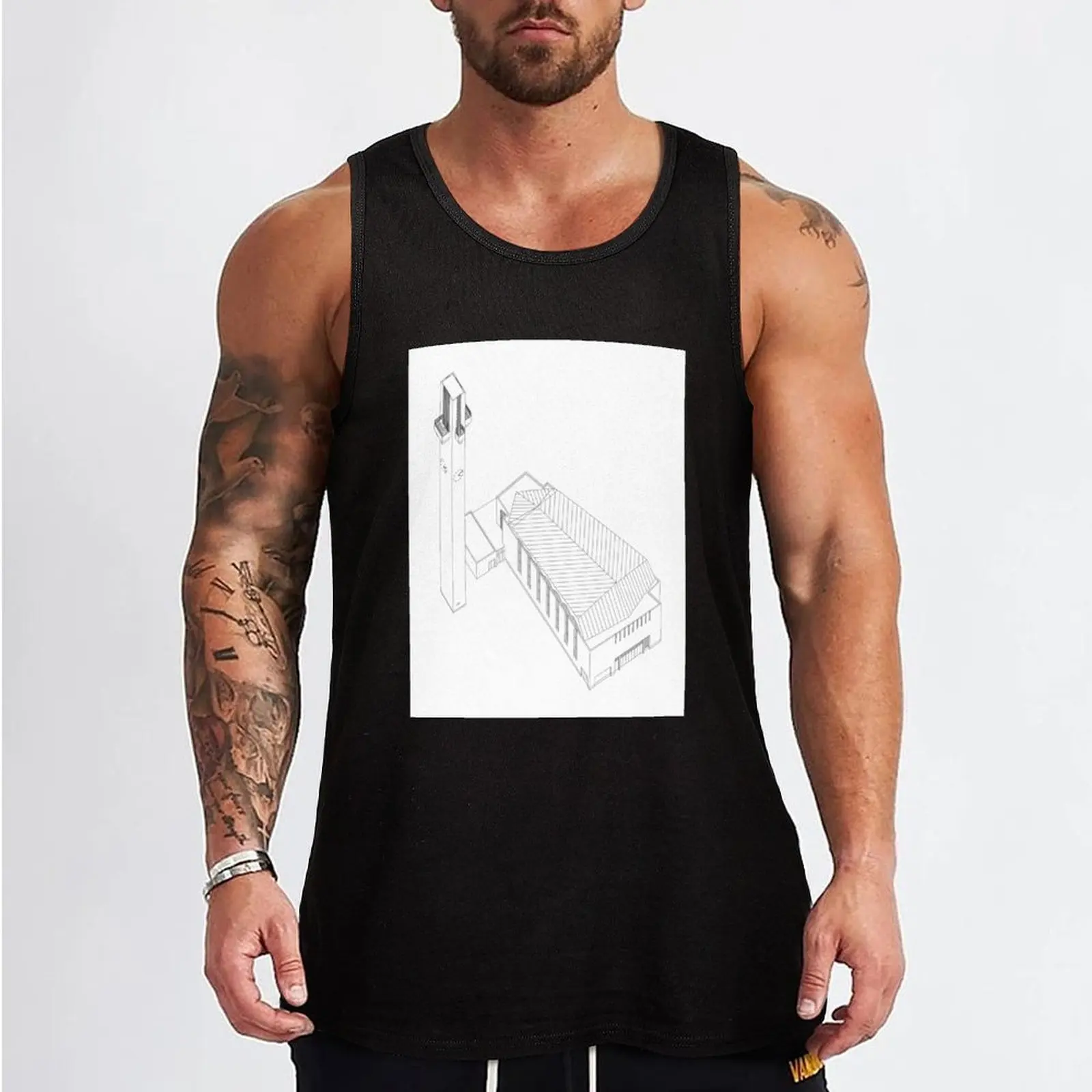 Sein?joki Lakeuden risti Church Tank Top summer clothes men 2024 men clothing