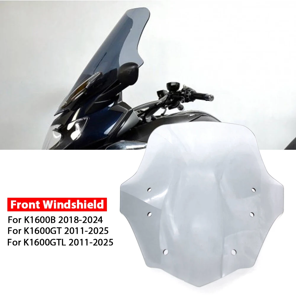 

K 1600 B Motorcycle Front Windshield Windscreen For BMW K1600GT K1600B K1600GTL K 1600 GTL K1600 GT Screen Wind Deflectors