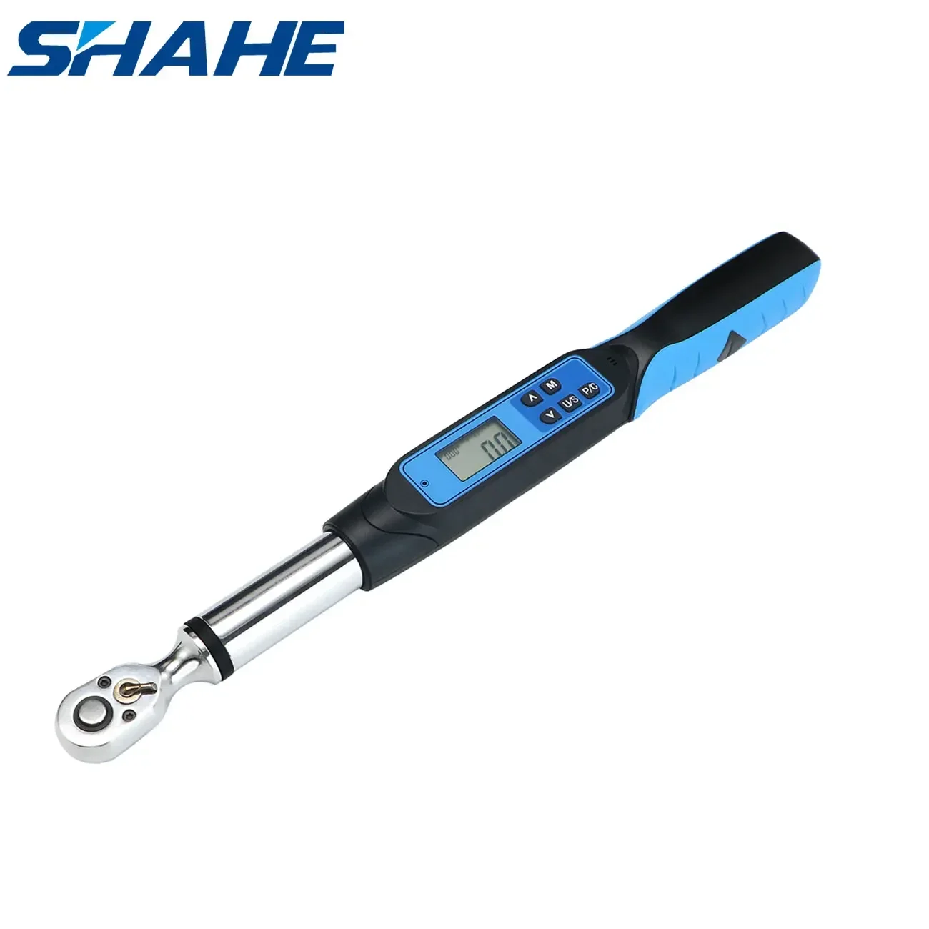 SHAHE 1/4\'\'3/8\'\' Digital Torque Wrench With Angle Electronic Torque Wrench With Preset Value, Data Storage, Buzzer, LED Flash