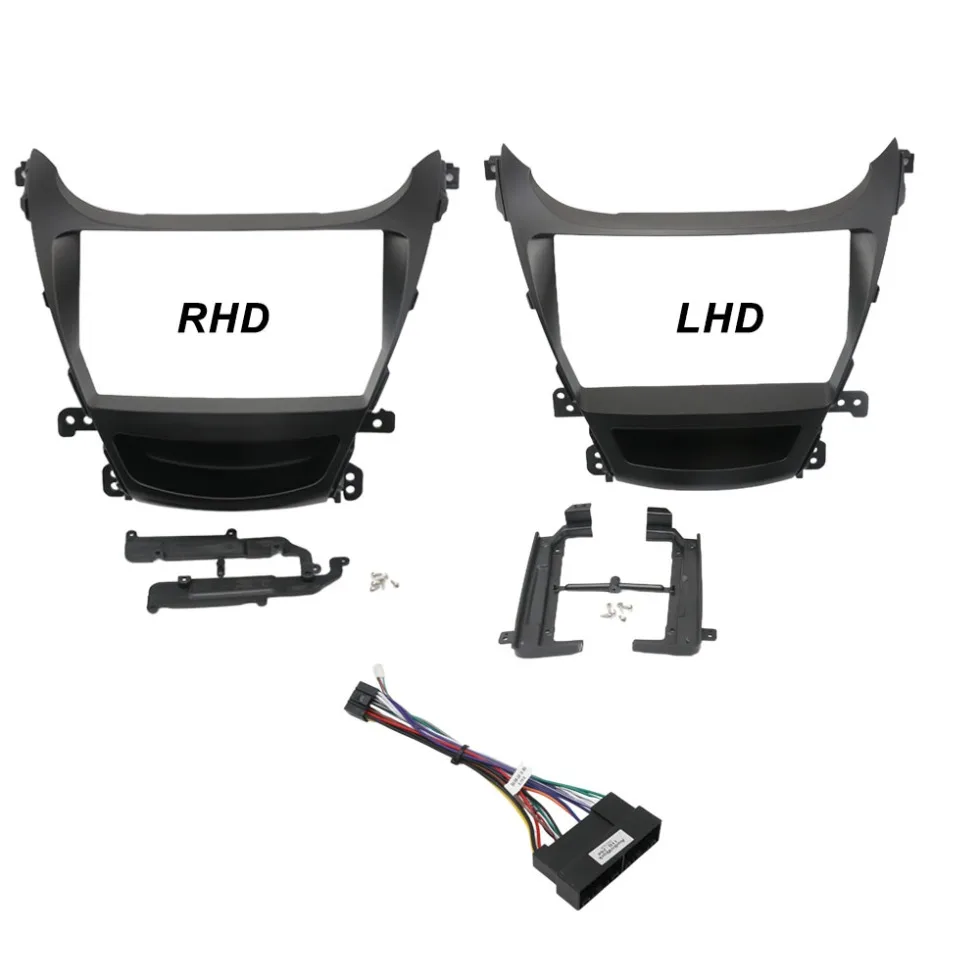 

Автомобильная рамка, лицевой адаптер, Android-радио, комплект панели для крепления приборной панели для Hyundai Elantra/Avante 2014, накладка для установки стерео