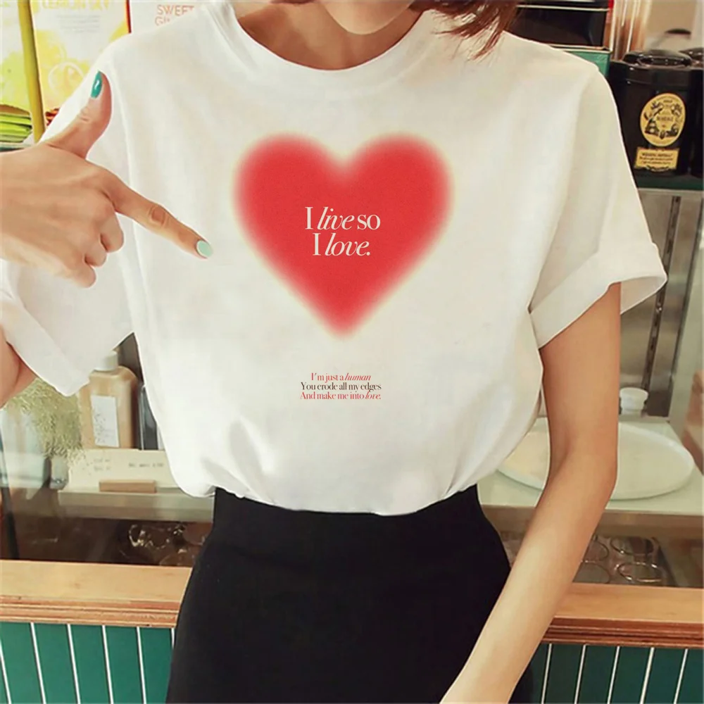 i Love Me Tee women harajuku t shirt girl graphic streetwear clothes