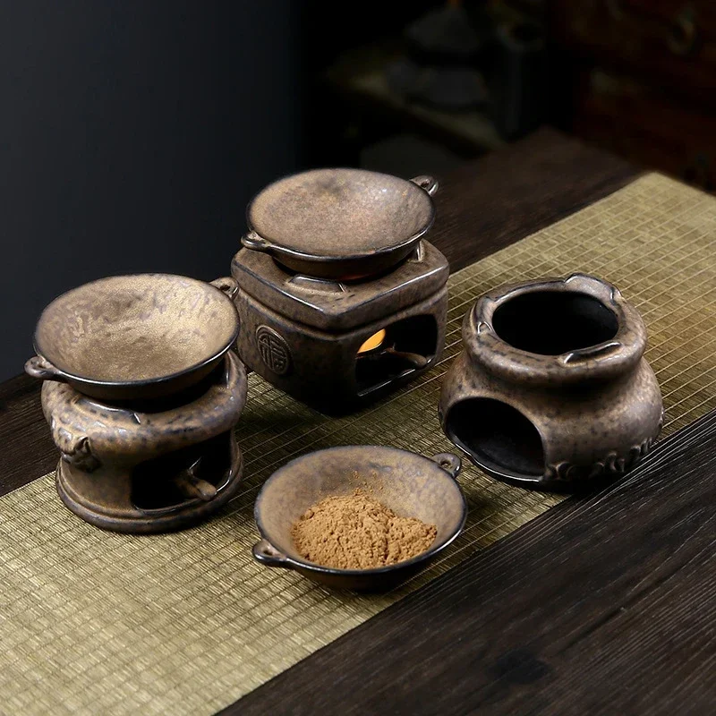 

Creative Ceramic Aromatherapy Stove Home Indoor Tea Ceremony Supplies Decoration Seal Incense /Fireproof Air Fumigation Censer