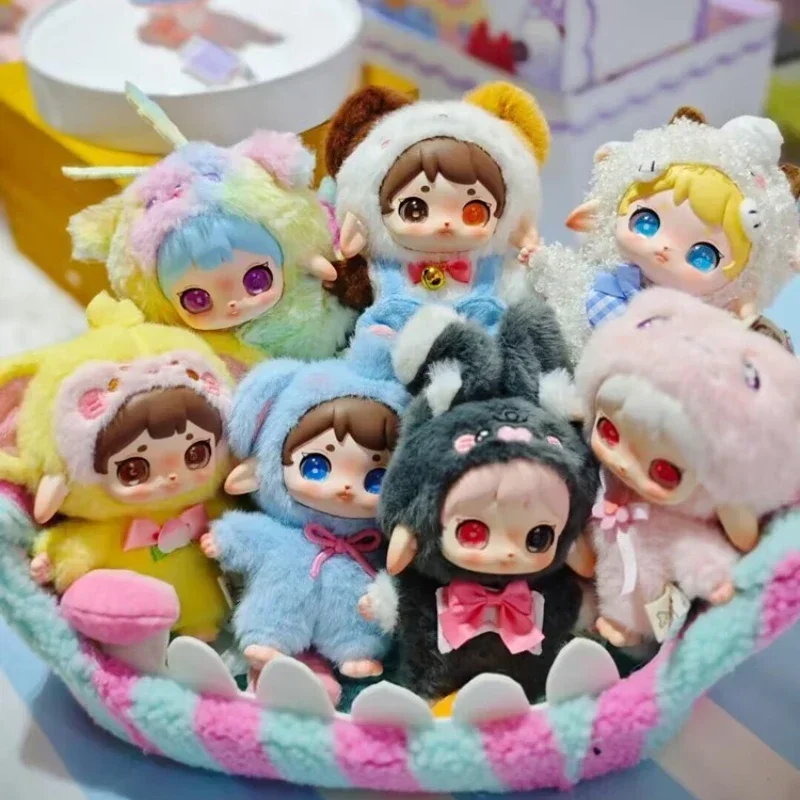 

Blind Box Ruby Happy Fluffy Series Kawaii Ruby Vinyl Face Doll Mystery Box Cute Action Figure Surprise Bag Pendant Doll Toy Gift