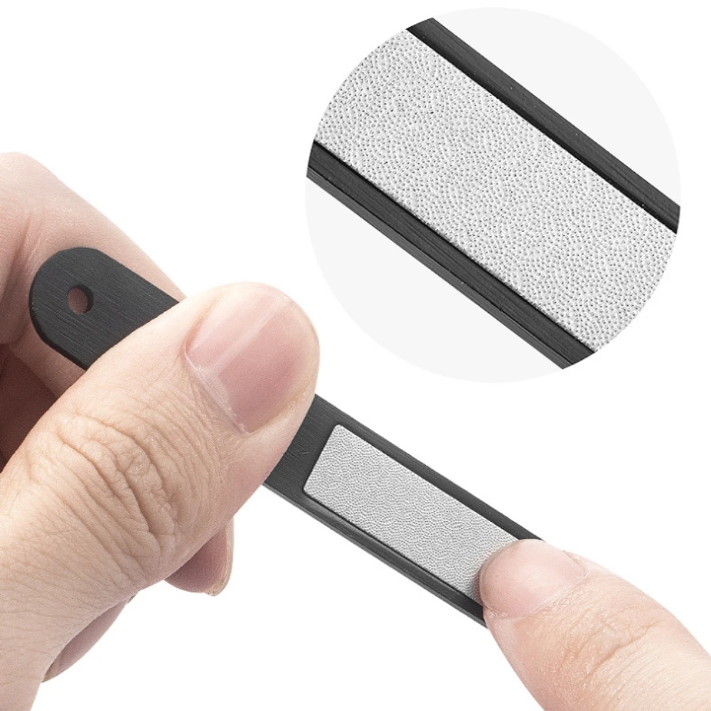 1PC New Fashion Nail Files Stainless Steel Manicure Pedicure Grooming Professional Finger Toe Nail Care Tools Accessories