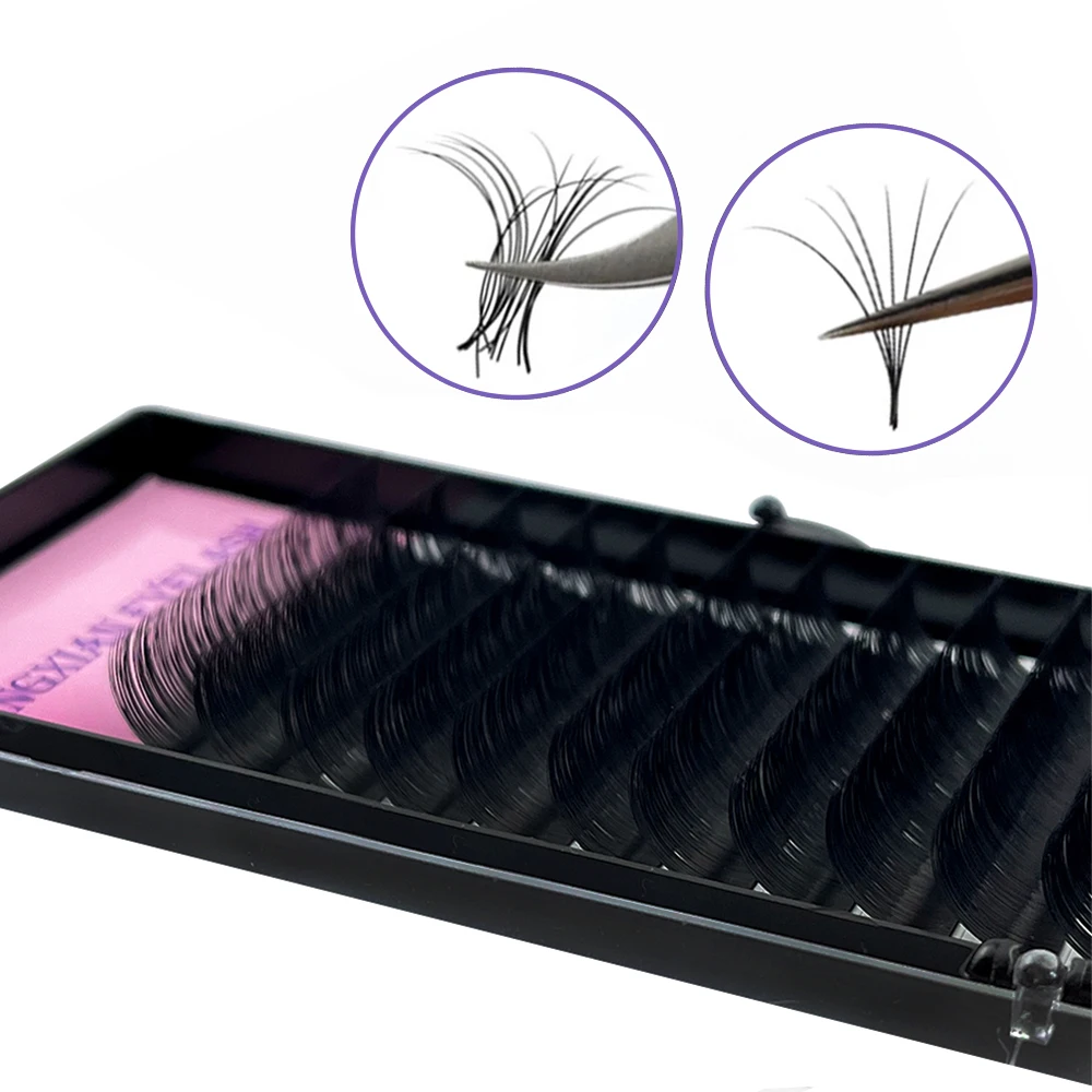 Ling Xian False Eyelash Extensions Professional Mink Individual Lashes Supplies Maquiagem Cilios Volume Fan Eye Lashes Wholesale