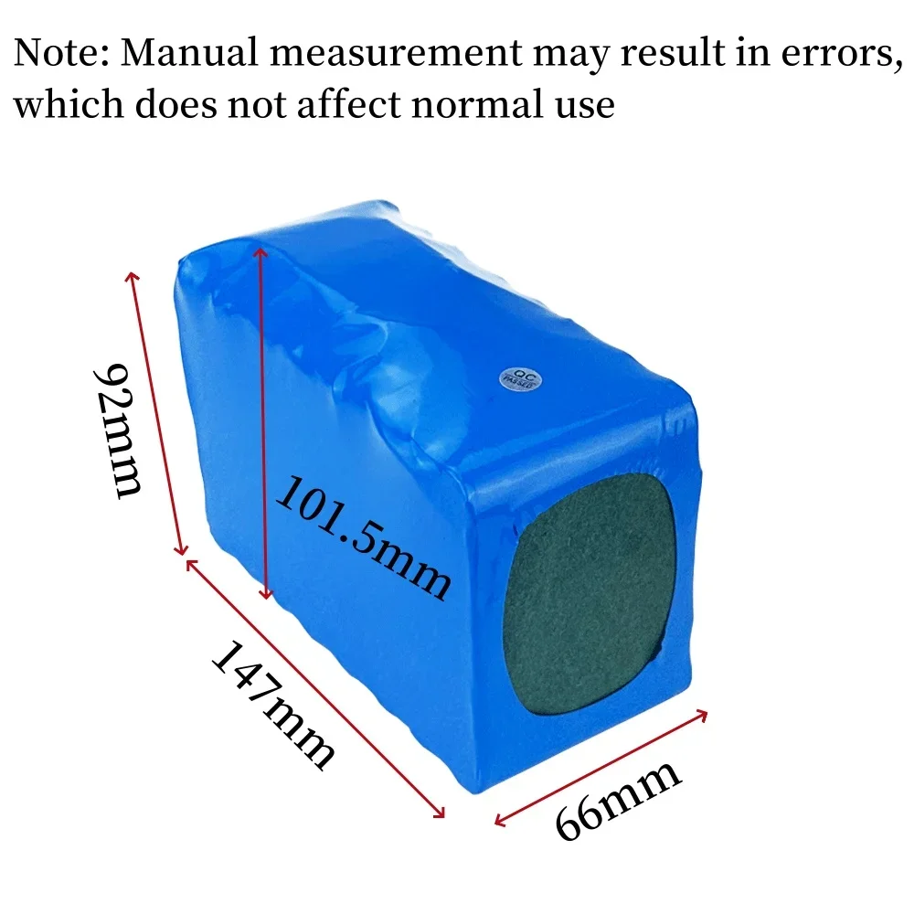 4S10P 14.8V 30Ah 444Wh 18650 Lithium Battery Pack with BMS for Inverter Smart Robot High-power Equipment Etc