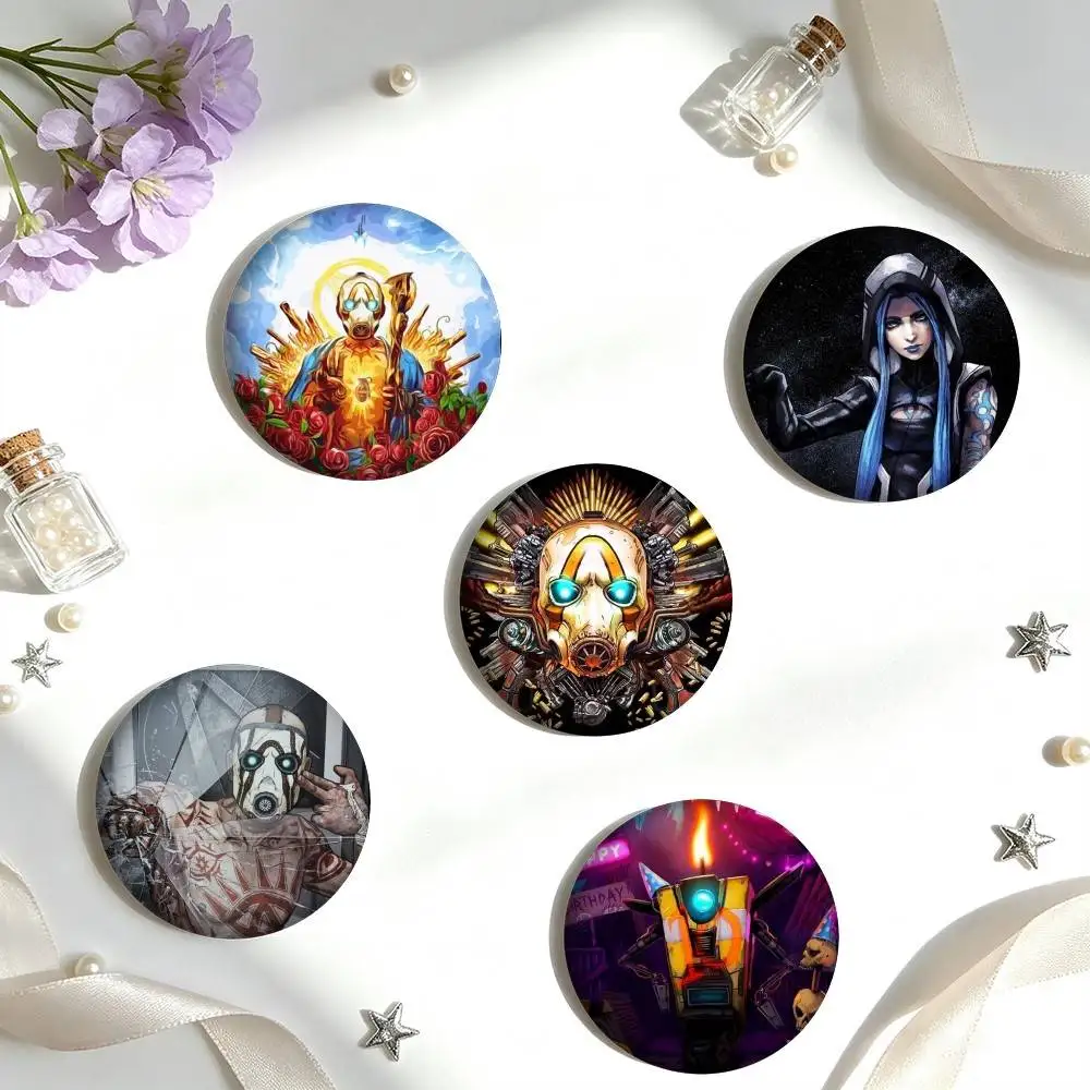 Borderlands Zer0 Maya Game 25 32 44 58 75mm Badges Personalized Round Brooches Pins Accessory Gift