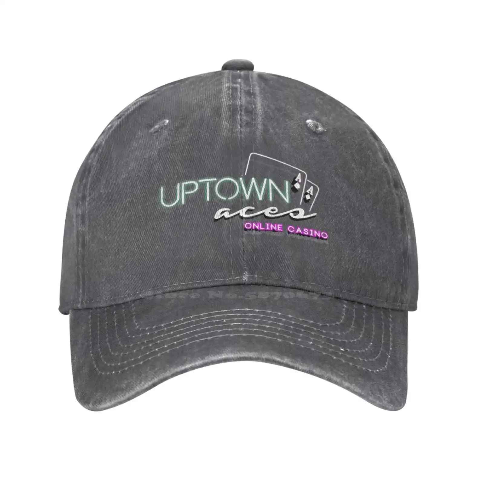 Uptown Aces Casino Logo Quality Denim cap Knitted hat Baseball cap