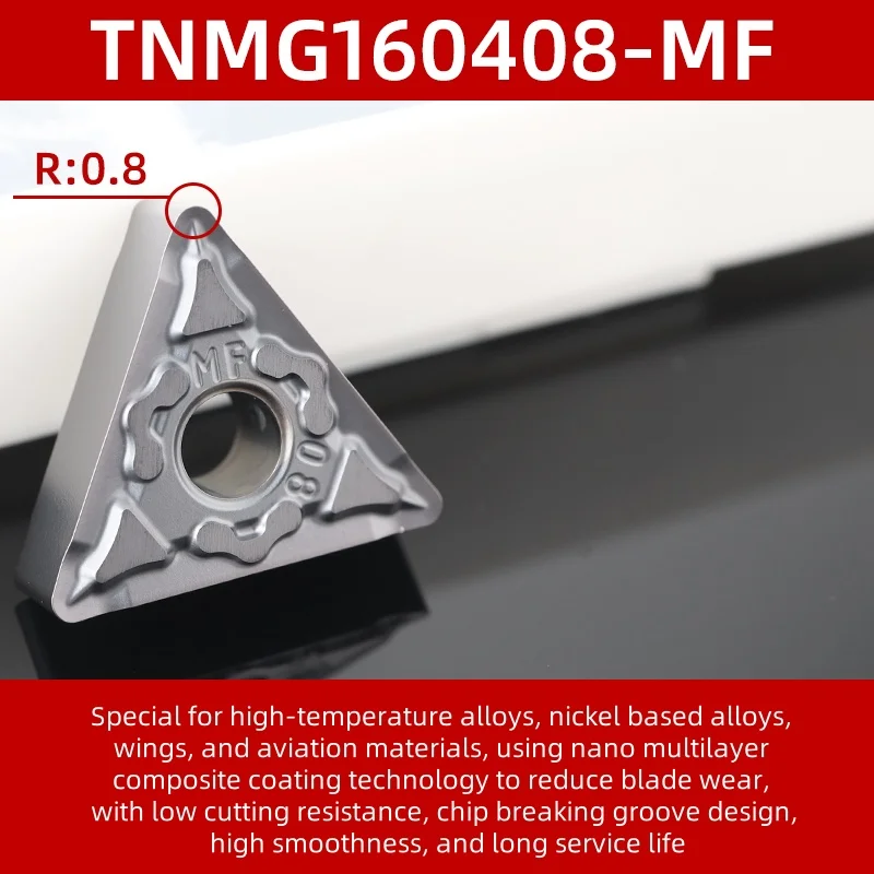 CCMT09T304 TNMG160404 WNMG080408 CNMG120404 SNMG120408 VNMG160404 MF MR CNC Lathe Cutter Turning Tools Nickel Based Alloy Blades