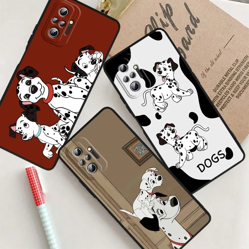 101 Spotted Dog Disney Cute For Xiaomi Redmi Note 13 12R 12 12S Turbo 11 11T 11S 10 10S Pro Plus 5G Black Funda Phone Case