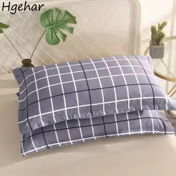 Pillowcase Printed Home Bedroom Household 40*60cm Pillow Case Cotton Bedding Cover New Simple Wedding for Soft Washable