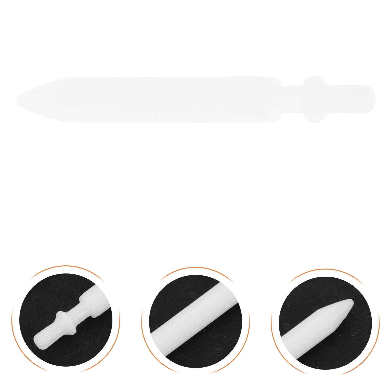 

10 Pcs Replacement Stylus Nibs 0.7mm Marker Pen Tips Refillable Paint Pen Supplies Universal Nylon Point Compatible Home Office