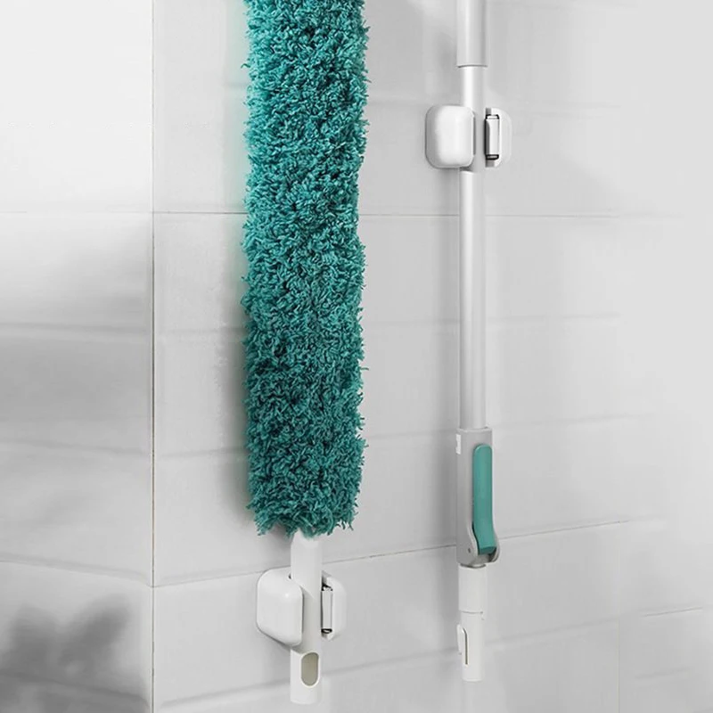 1/2/4 قطعة الحائط ممسحة حامل قصاصة الحمام لا اللكم ممسحة فرشاة حامل رف المطبخ حامل مُنظِم هوك اكسسوارات