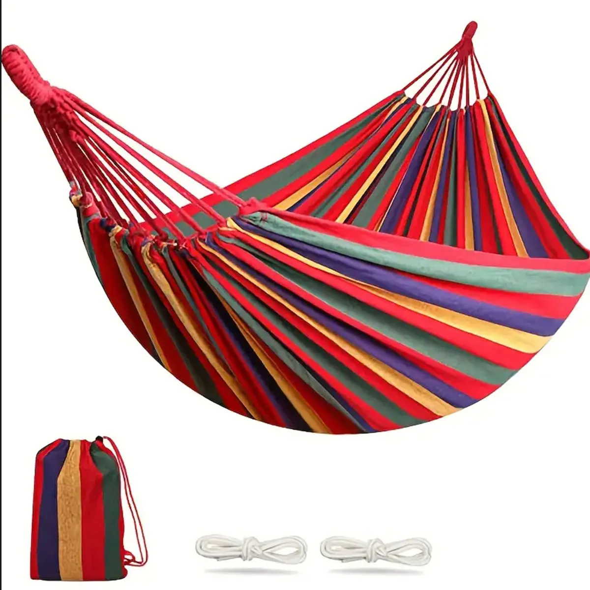 

Hammock, outdoor camping, leisure canvas, thickened anti rollover hammock, travel supplies, swing