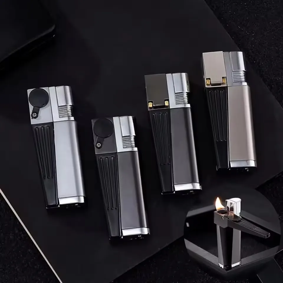 

2 in 1 Set Metal Igniter Electric Arc BBQ Lighter Windproof Flameless Plasma Ignition Long Gas Lighter Camp Men Hitter Igniters