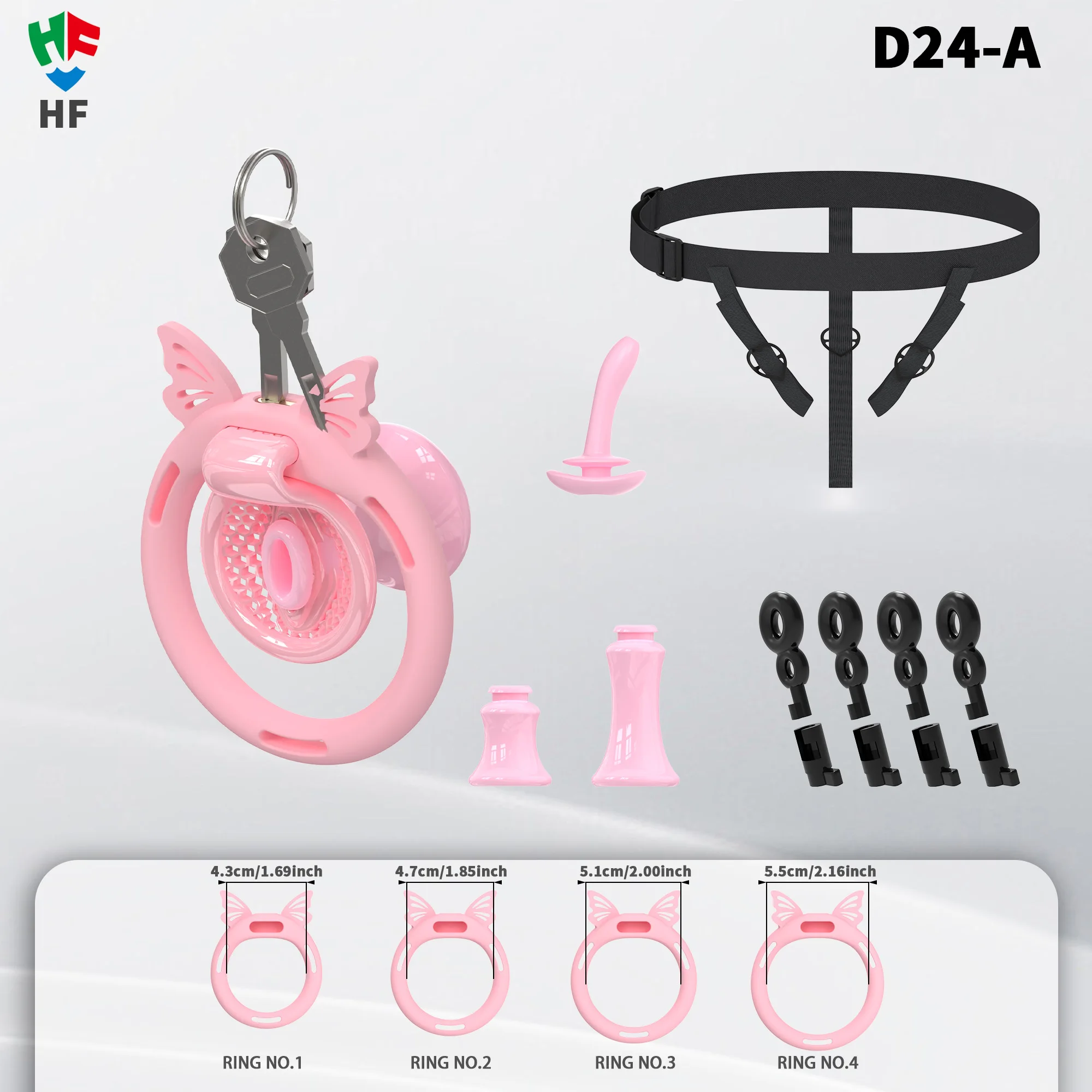 سيسي سلبي مقلوب قفص العفة المتطرفة مع 4 حجم حلقات سيليكون عبودية الديك ممارسة البول انسداد الجنس لعب للرجل