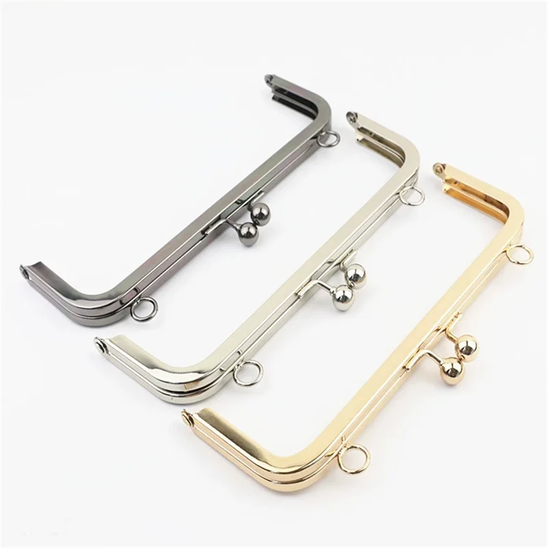 

20.5cm Metal Bag Handles Purse Frame Kiss Clasp for Handbag Wallet Sewing Brackets Kit DIY Hardware Bags Accessories