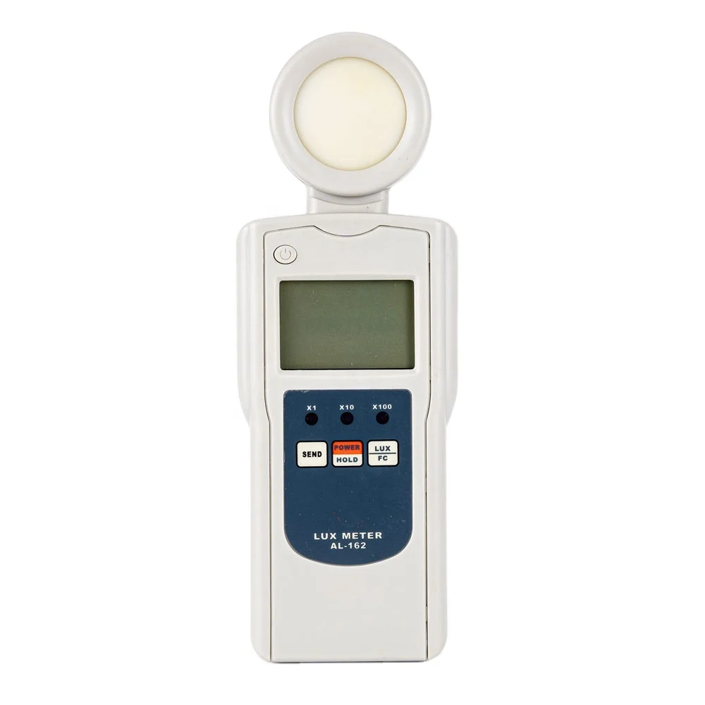 Digital Lux Meter tester AL-162 Luminometer brightness electro-optical sources and illumination control range 0~500,000 Lux