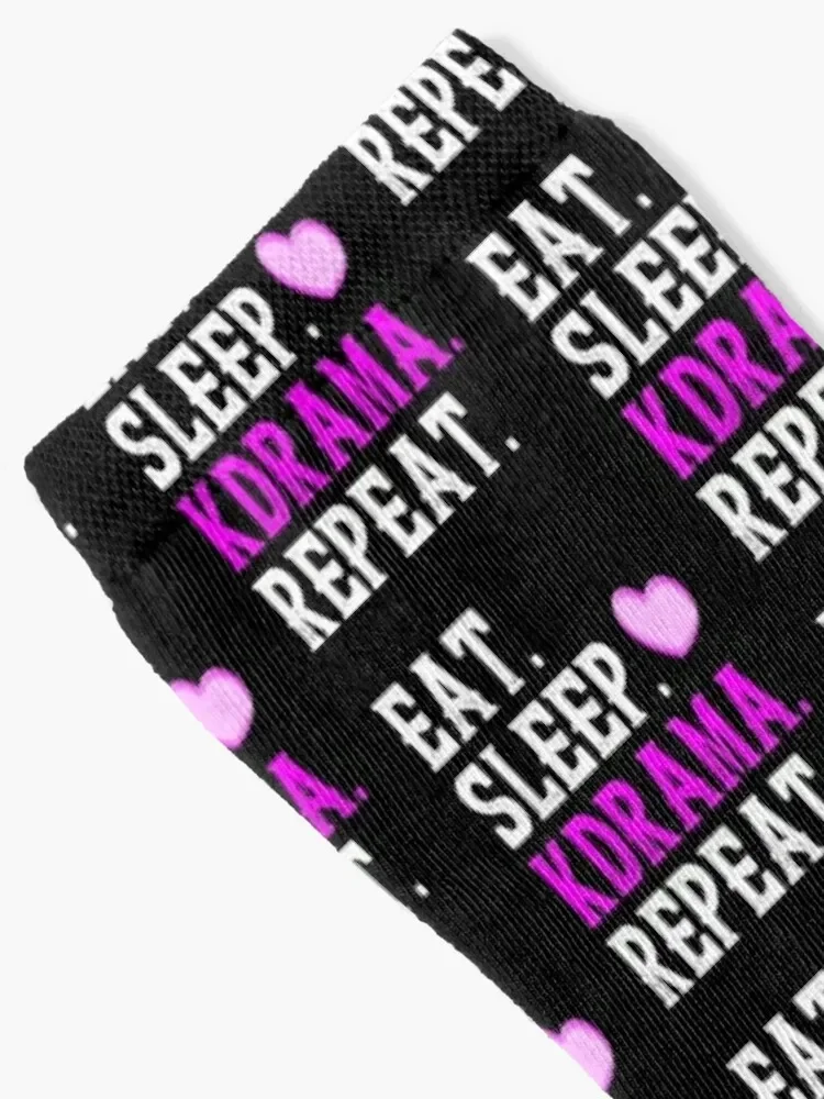 K-drama Fan - Eat Sleep Kdrama Repeat Socks summer hiphop Socks Women's Men's