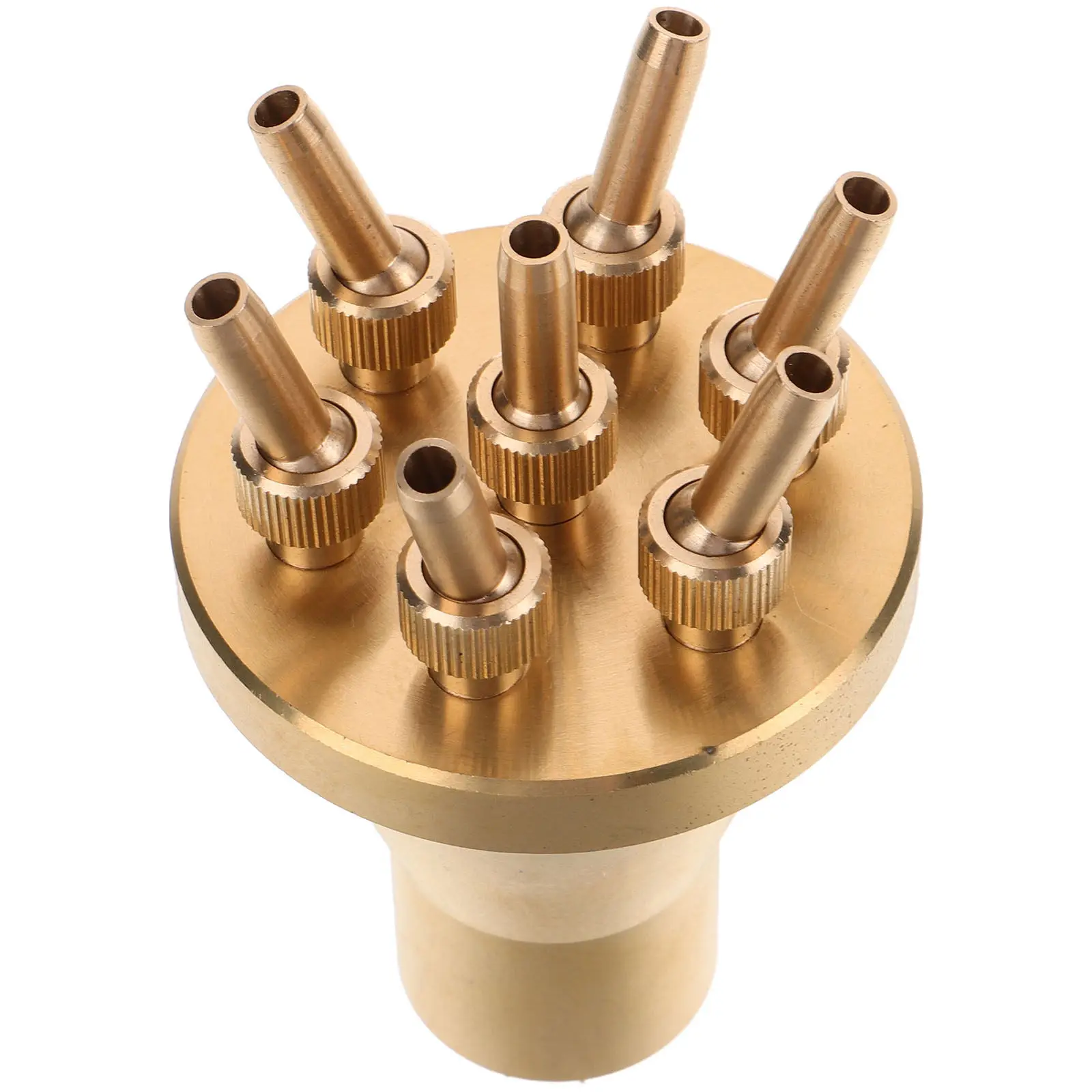 

Premium Brass Multi-Outlet Fountain Nozzle for Crystal Clear Smooth Water Spray Garden Yard Pond Park Decoration Fountain