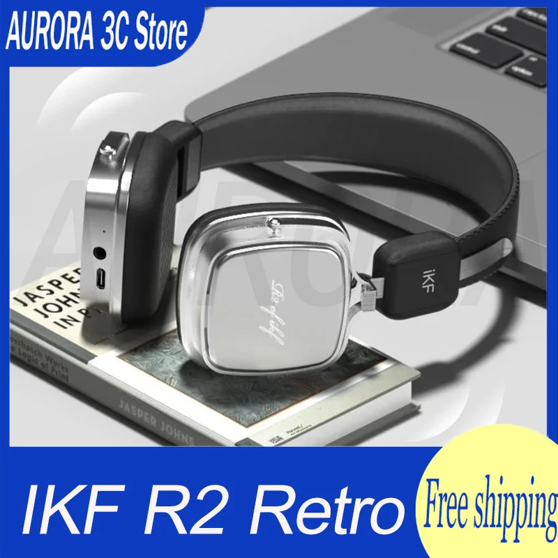 

IKF R2 Retro Wireless Headphones Portable Lightweight Headsets Stereo Bass Customization Headphones Sport Noise Reduction