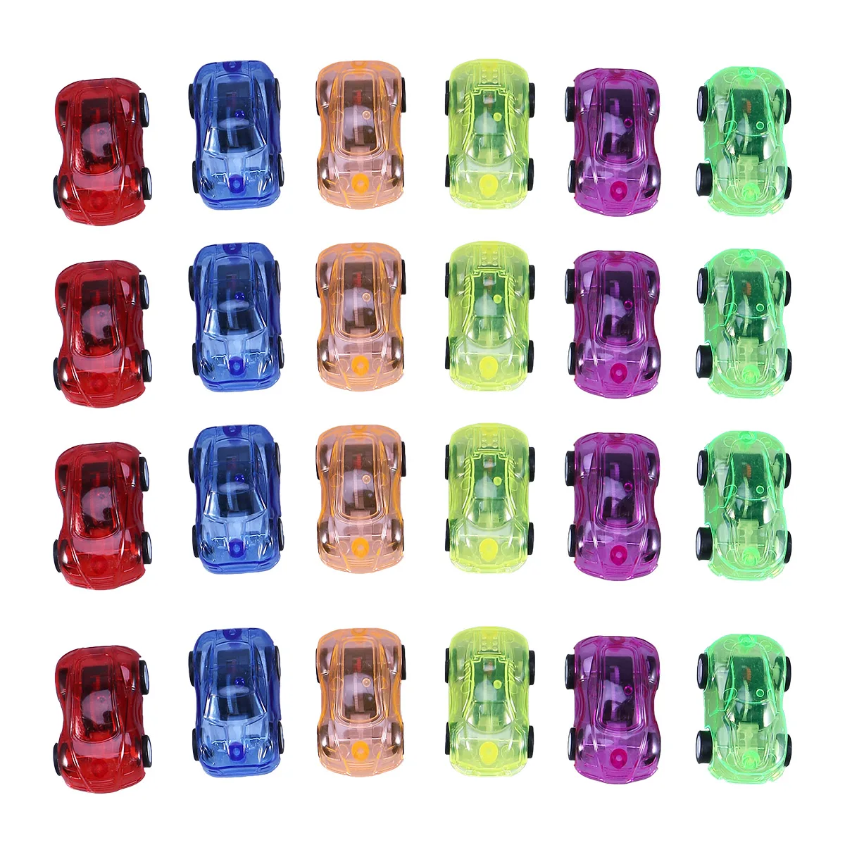 

24pcs Back Car Toys Color Mini Vehicles Safe Pull Back Car Toys Non Toy Cars for Toddlers Kids Gifts