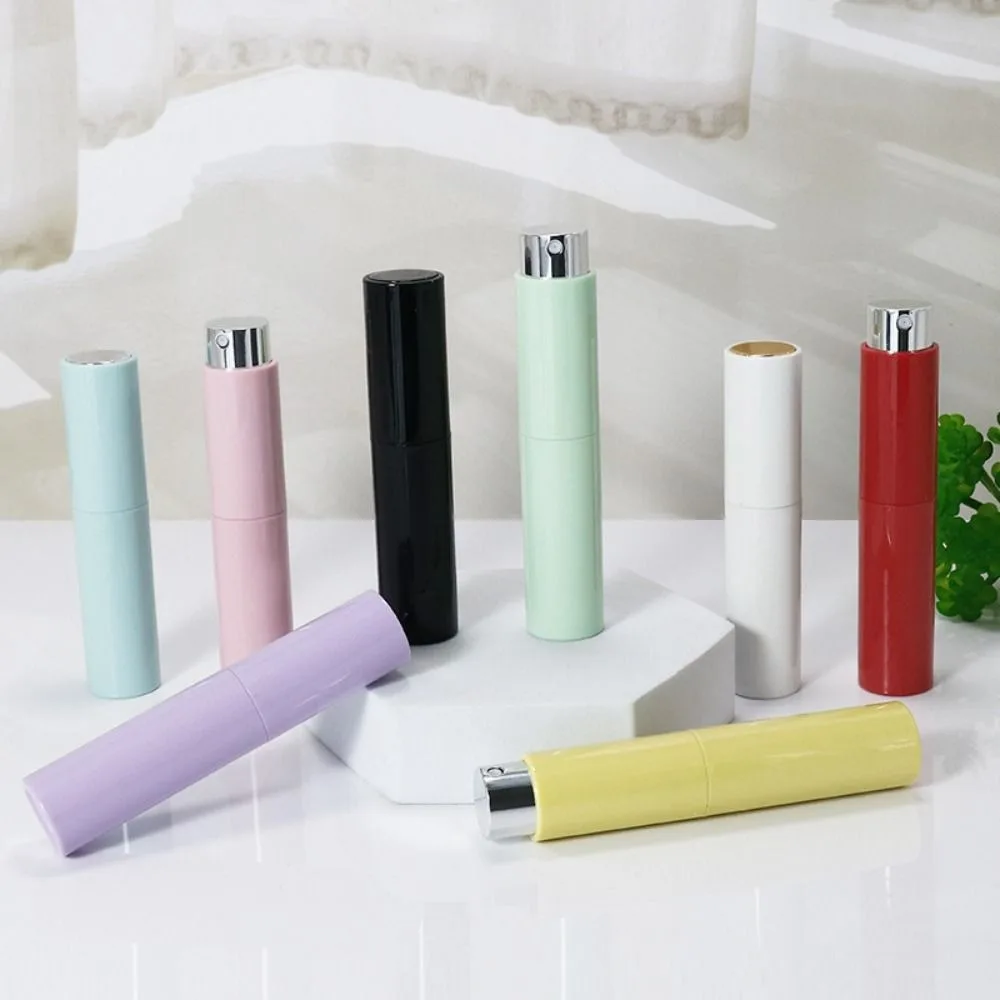 Portable 10ml Mini Perfume Bottle Refillable Essential Oil Alcohol Empty Cosmetic Containers Spray Atomizer Bottle