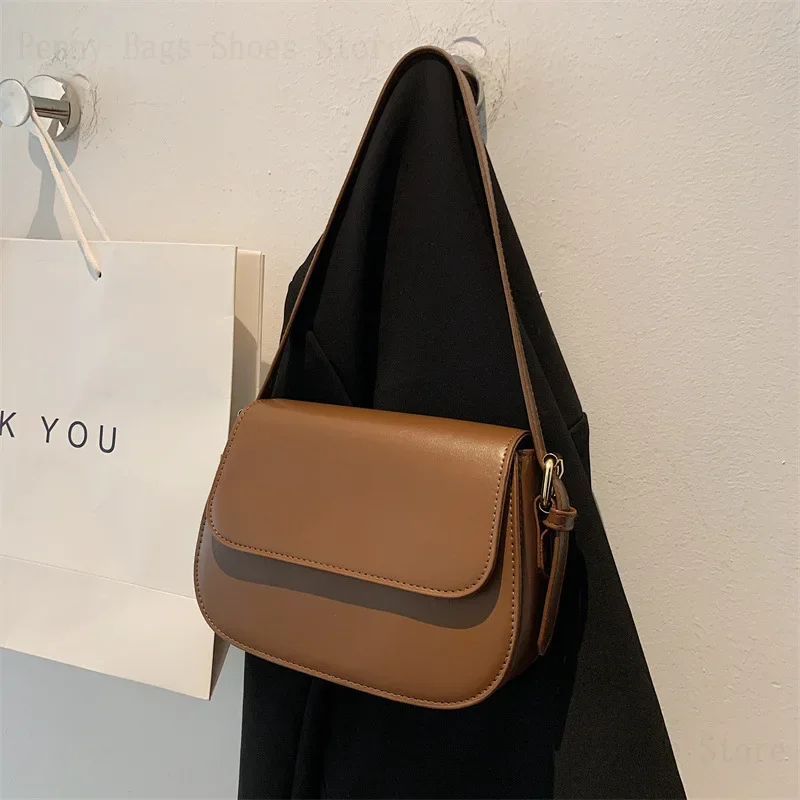 2025 Nieuwe Damestas Trendy Mode Temperament Eenvoudig Eén schouder Crossbody Retro Kleine Vierkante Tas College Woon-werkverkeer Stijl Cadeau