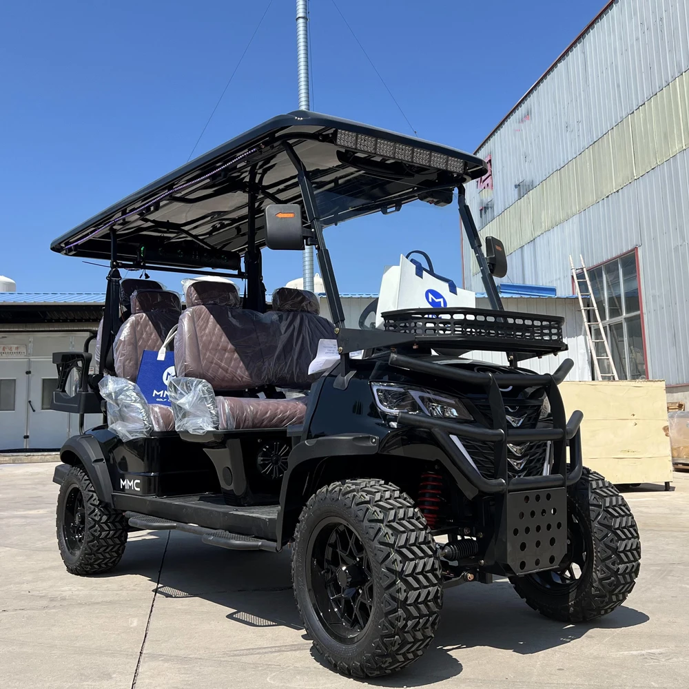 4 6 Person 48v electric street legal golf carts off road golf buggy electric club car for sale