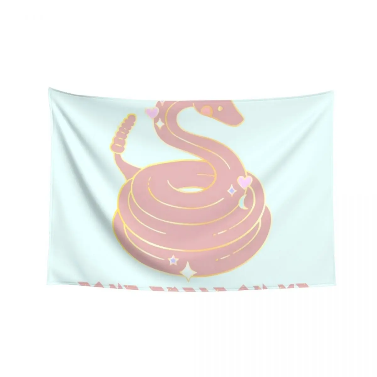 

Girls Gadsden, pink Gadsden flag, Don’t Tread Pretty Snake Pink, Dont Tread On Me, Rattlesnake, Pink Rattlesnake Tapestry