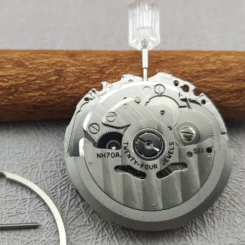 Imagen 2 del producto Movimiento Original japonés NH71 NH72 NH70, movimiento esqueletizado de alta precisión, cuerda automática, 24 joyas, accesorios de reloj