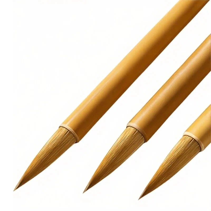 

Regular Script Weasel Hair Calligraphy Brush Professional Official Script Writing Brush Orchid Bamboo Chinese Painting Brush Pen