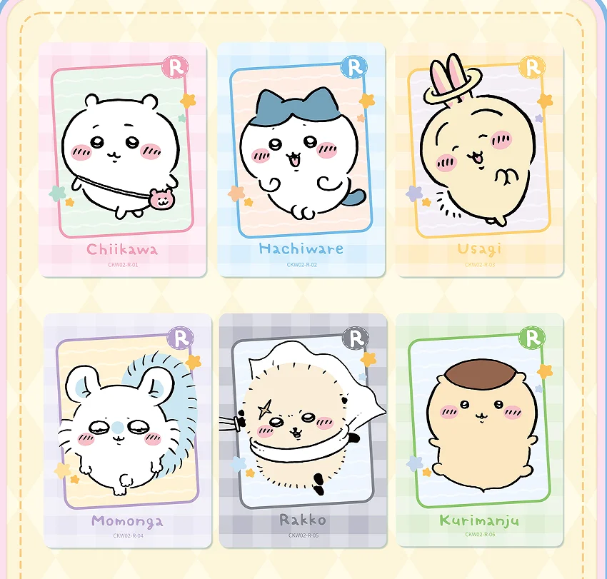 KABAO Original Chiikawa Sammelkarte Quadratisch Kawaii Charakter Hochwertige Anime-Spielzeugkarte Cartoon Dekorative Niedliche Sammelgeschenk – Detail 23