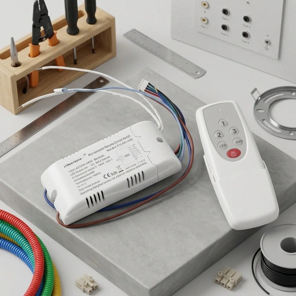 For RGB Wireless Ceiling Light with Remote Control Compatible with Standard Electrical Installations No External Hub Required