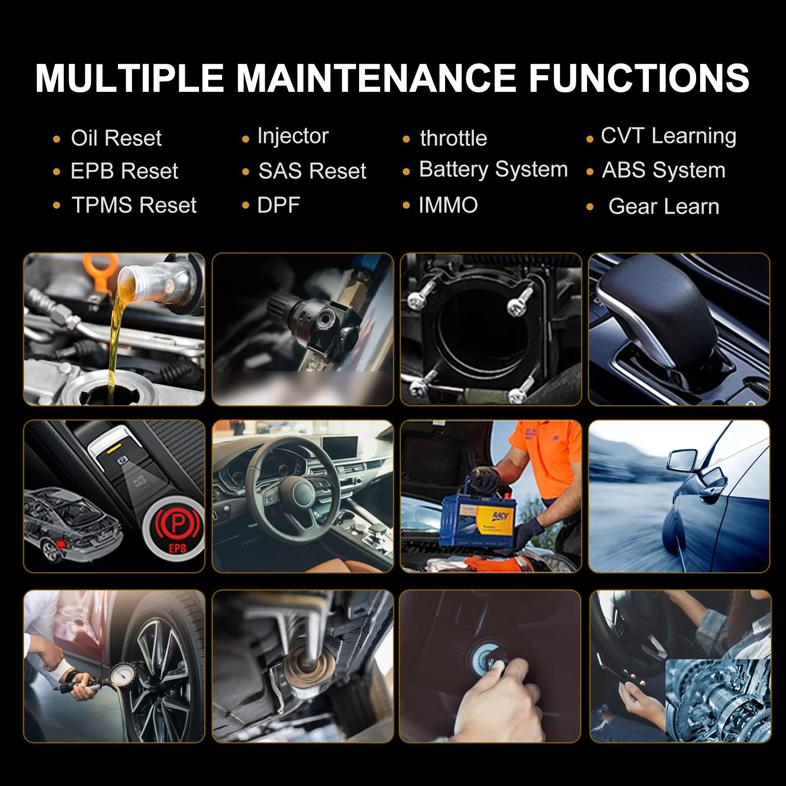HUMZOR NexzDAS ND326 Full System OBD2 Scanner Car Diagnostic Tool TPMS EPB SAS Reset Check Engine Code Reader Car Key Programmer