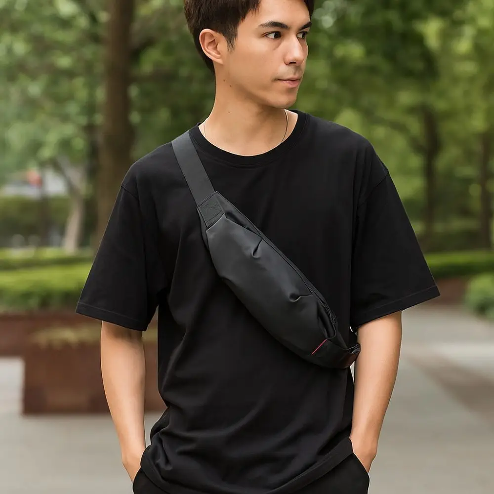 

Portable Adjustable Men Waist Bag Lightweight Durable Shoulder Bag Fashion Phone Pouch Bags Travel