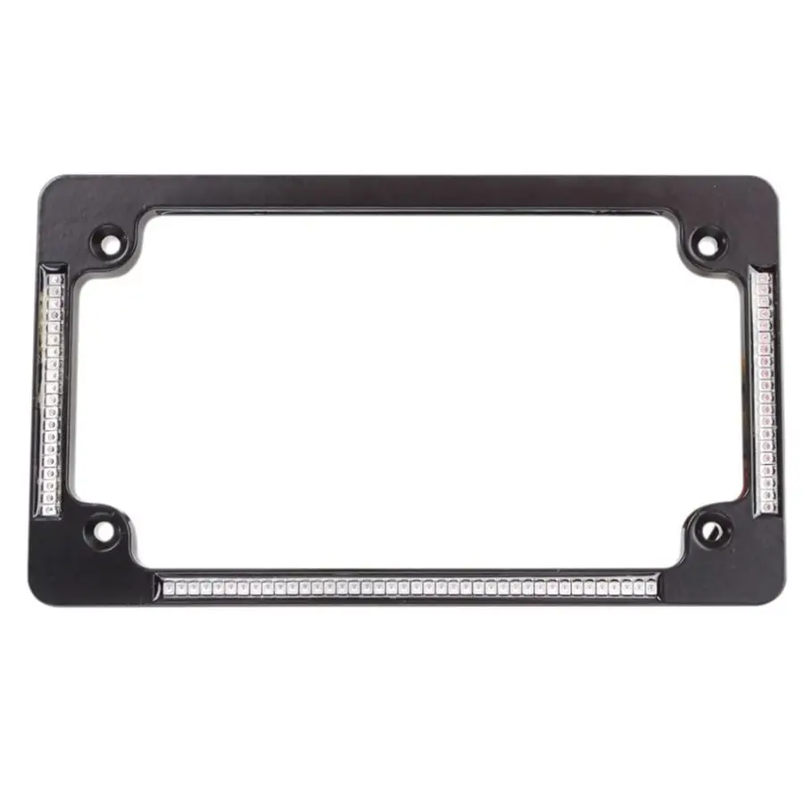 

TF04B License Plate Frame Black AllInOne with Integrated Plate Light, TurnSignals, and Brake Light