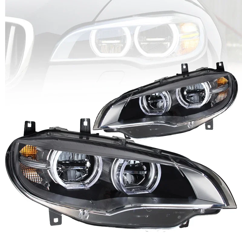 Full LED Headlamp Headlight For X5 E71 Light Lamp 2008 2009 2011 2012 2013 2014 Assembly