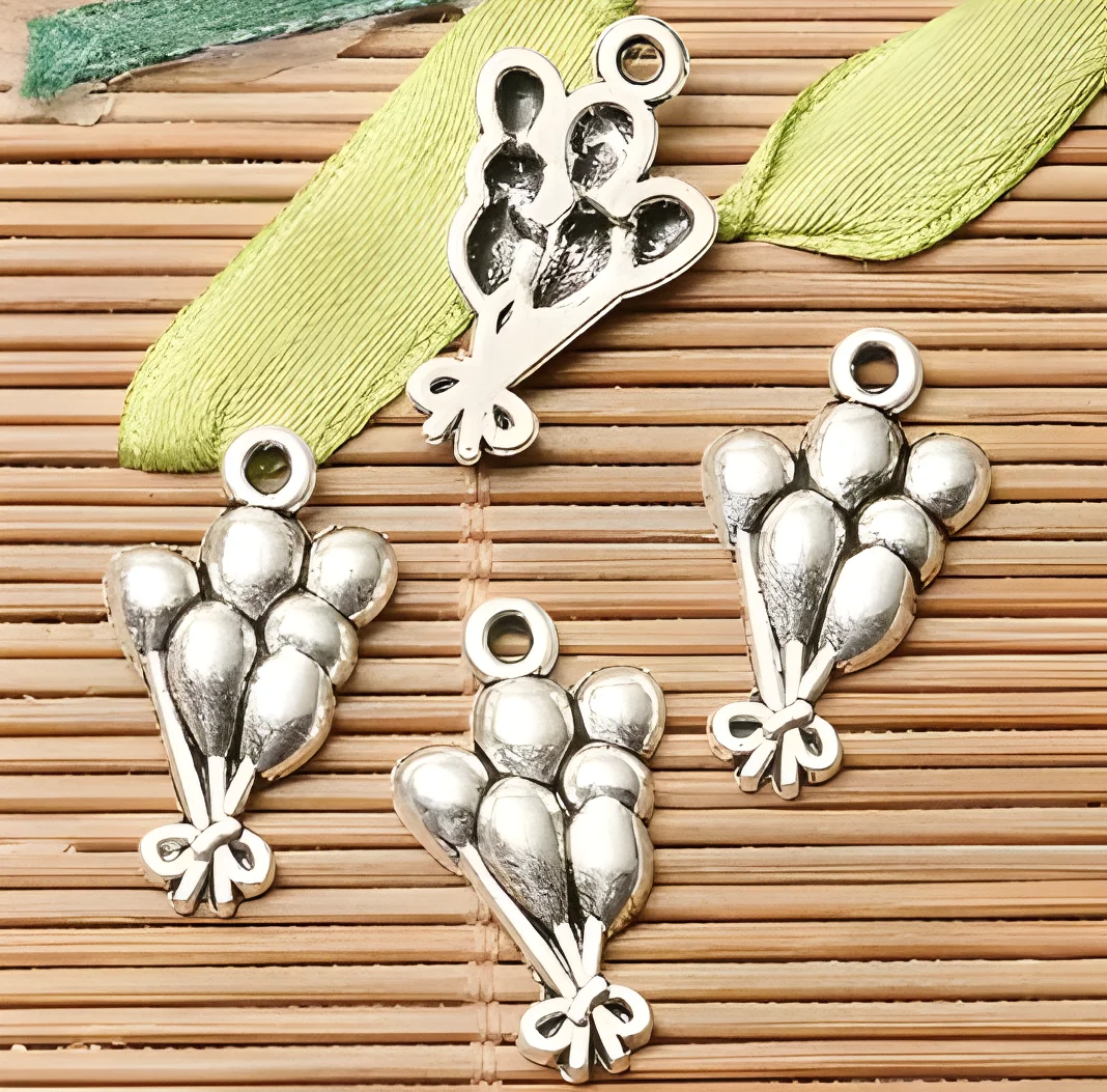 20pcs 22*12mm Alloy matel  balloons  pendants HWEF2629