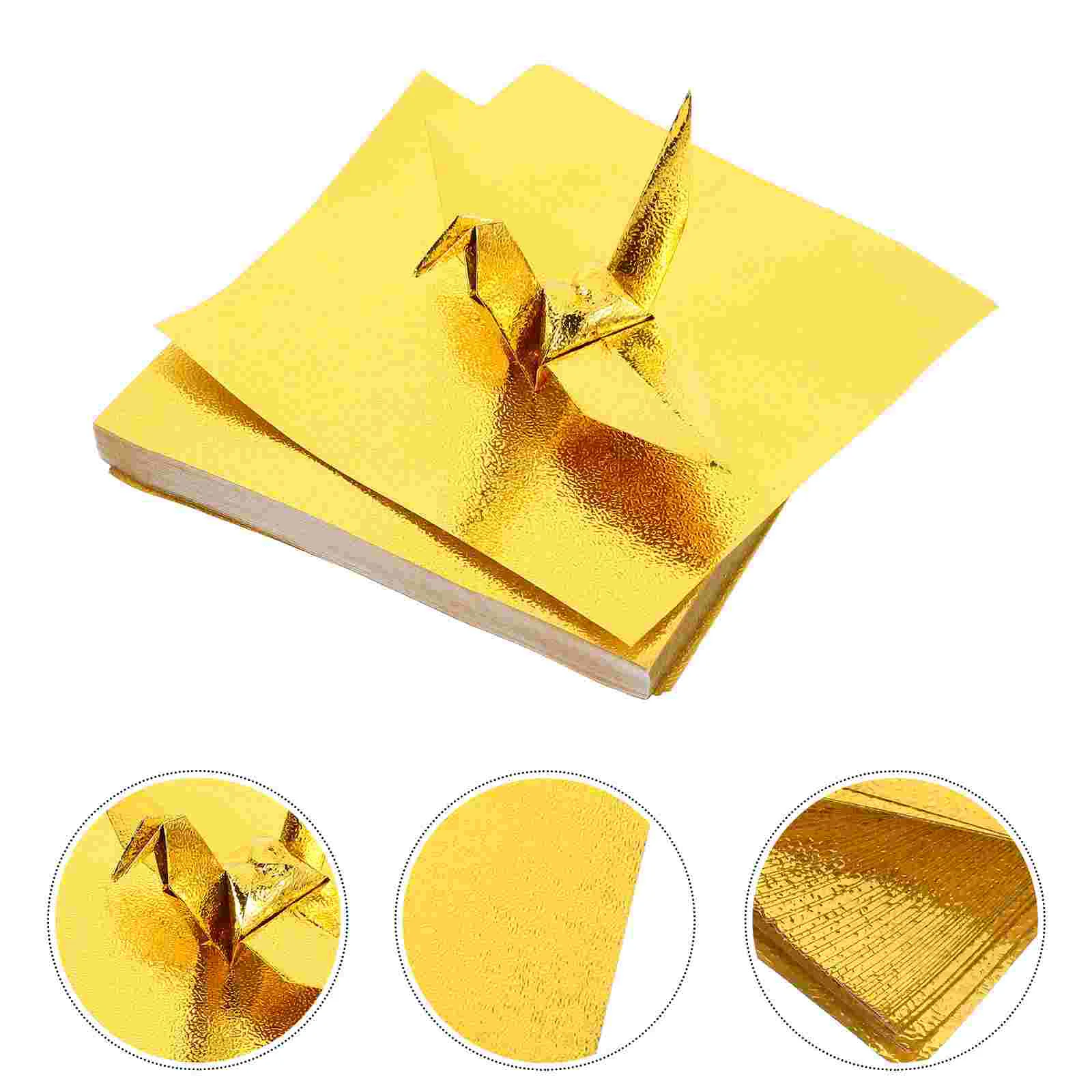 

100 Sheets Single-sided Pearlescent Origami Paper Square Bulk Folding Ornament Decorative Kids DIY Supplies Child Practical